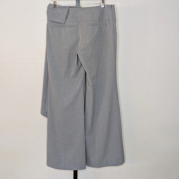 NWOT Sandy Liang Suno Pants Light Grey Size 8 - Picture 4 of 11